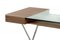 Cosimo Desk with Walnut Veneer & Glass Top by Marco Zanuso Jr. for Adentro, 2017 6