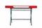 Cosimo Desk with Red Glossy Lacquered Top by Marco Zanuso Jr. for Adentro, 2017 8