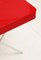 Cosimo Desk with Red Glossy Lacquered Top by Marco Zanuso Jr. for Adentro, 2017 4