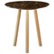 Ninna Round Table in Ash with Marble Top by Carlo Contin for Adentro 1