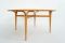 Tavolo in legno di betulla e radica di Bruno Mathsson per Firma Karl Mathsson, 1975, Immagine 2