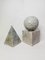 Ceramic Geometrical Figures, Set of 3 1