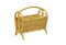 Vintage Danish Rattan Magazine Rack 5