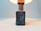 Vintage Orange and Blue Stone Table Lamp, 1960s 4