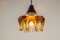 Lámparas colgantes de cristal de Murano, años 70. Juego de 2, Imagen 6