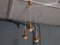 Danish Three-Armed Copper Ceiling light, 1960s, Image 1