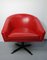 Red Armchairs, 1960s, Set of 3 2