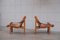 Hunter Safari Chairs by Torbjørn Afdal for Bruksbo, 1960s, Set of 2 5