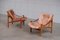 Hunter Safari Chairs by Torbjørn Afdal for Bruksbo, 1960s, Set of 2 2