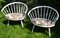Model Arka Easy Chairs by Yngve Ekström for Stolab, 1950s, Set of 2 2