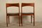 Leather and Teak Chairs by Henning Kjærnulf for Vejle Mobelfabrik, 1960s, Set of 2 7