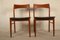 Leather and Teak Chairs by Henning Kjærnulf for Vejle Mobelfabrik, 1960s, Set of 2 5