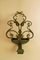 Patinated Wrought Iron Wall Sconces, 1940s, Set of 2, Image 2
