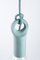 Lifting pendant in matte green pigmented porcelain by Patrick Hartog 2