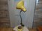 Lámpara de mesa polaca amarilla, años 60, Imagen 7