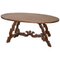 Antique Oval en Noyer Table 1