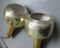 Vintage Guldpendel Brass Pendants by Vilhelm Lauritzen for Louis Poulsen, Set of 2 8