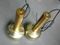 Vintage Guldpendel Brass Pendants by Vilhelm Lauritzen for Louis Poulsen, Set of 2 7