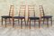 Scandinavian Rosewood Lis Chairs by Niels Koefoeds for Koefoeds Møbelfabrik, 1960s, Set of 4 9