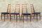 Scandinavian Rosewood Lis Chairs by Niels Koefoeds for Koefoeds Møbelfabrik, 1960s, Set of 4, Image 9