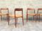 Scandinavian Model 75 Chairs by Niels Otto Moller, 1960s, Set of 4 9