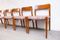 Model 75 Chairs by Niels O. Møller for J.L Møllers, 1960s, Set of 6 3