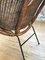 Sessel aus Rattan & Metall, 1960er, 2er Set 13