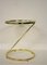 Vintage Z-Shaped Brass Side Table, 1970s, Image 3