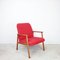 Red Compass Armchair, 1960s 4