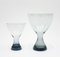 Light Blue Glass Vases by Vicke Lindstrand for Kosta, 1960s, Set of 2 1