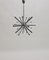 Lámpara colgante Sputnik de metal cromado, años 60, Imagen 6