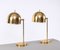 B-075 Brass Table Lamps from Bergboms, 1960s, Set of 2 3