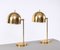 B-075 Brass Table Lamps from Bergboms, 1960s, Set of 2, Image 3
