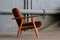 GE 240 Easy Chairs by Hans J. Wegner for Getama, 1950s, Set of 2 3