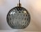 Glass & Brass Pendant Lamp from Orrefors, 1960s, Image 5