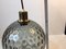 Glass & Brass Pendant Lamp from Orrefors, 1960s 6