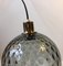 Glass & Brass Pendant Lamp from Orrefors, 1960s 4