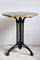 Art Deco Bistro Tisch aus Gusseisen mit Granitplatte, 1920er 5