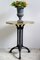 Art Deco Cast Iron Bistro Table with Granite Top, 1920s, Image 2