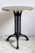 Art Deco Cast Iron Bistro Table with Granite Top, 1920s 1