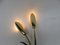 Italienische Wandlampen aus Messing, 1950er, 4er Set 12
