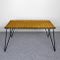 Rattan & Metal Coffee Table by Guys Raoul, 1950s, Image 1