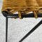 Rattan & Metal Coffee Table by Guys Raoul, 1950s, Image 9