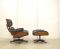 Sessel mit Fußhocker von Ray & Charles Eames für Herman Miller, 1960er 1