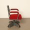 Red Kingsit No. 7500 Swivel Chair from Ahrend De Cirkel, 1930s, Image 5