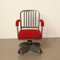 Red Kingsit No. 7500 Swivel Chair from Ahrend De Cirkel, 1930s, Image 1