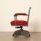 Red Kingsit No. 7500 Swivel Chair from Ahrend De Cirkel, 1930s, Image 3