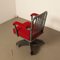 Red Kingsit No. 7500 Swivel Chair from Ahrend De Cirkel, 1930s 12