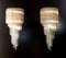 Large Italian Murano Glass Wall Sconces, 1985, Set of 2 3