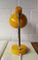Lámpara de escritorio amarilla, años 60, Imagen 8